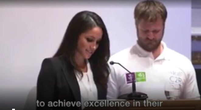 Meghan laughs off awards ceremony mix-up